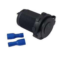 3.1A Dual USB (1A+2.1A) Charger Socket - Blue LED Indicator