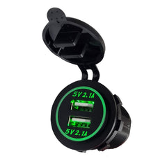 4.2A Dual USB Socket Charger - Backlight LED