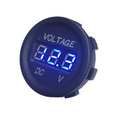 12/24V Voltmeter - Blue / Red LED Display