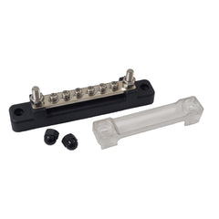 6 Pole Distribution Bar - Transparent Cover