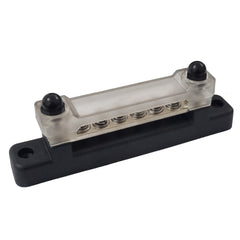 6 Pole Distribution Bar - Transparent Cover