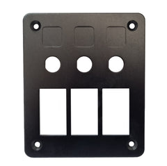 3 Rocker and 3 Circuit Breaker Panel Blank