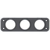 3 Hole Blank Panel - Plastic