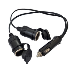 Male Lighter To 2 Female Lighter Plugs