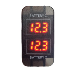 Dual Voltmeter Toyota (Vigo) 40x20mm - LED Display