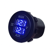 Dual Voltmeter Socket - LED Display