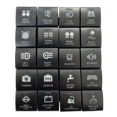 Toyota 22x22mm Push Switch Blank - Engraving Optional