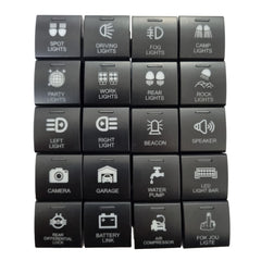 Toyota 22x22mm Push Switch Blank - Engraving Optional