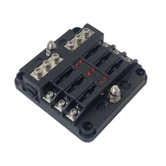 6 Way fuse Box with Negative Bus Bar