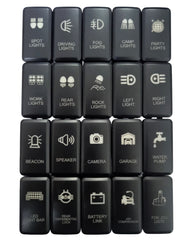 Toyota VIGO Push Switch 40x20mm Blank - Optional Pre Set Engraving