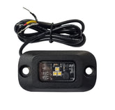 LED Rock Light - White/Amber LED Light