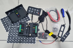 8 Gang Switch Panel - WIRED