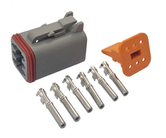 6 Pin Deutsch Connector Plug - MALE