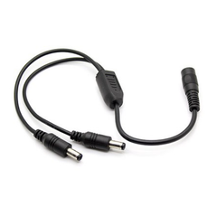 2-Way Splitter - 1 FEMALE DC Plug to 2 MALE DC Plugs