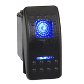5 Pin Rocker Switch - Blue LED