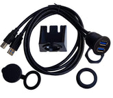 Dual USB 3.0 Cable extension - the4x4store.co.za