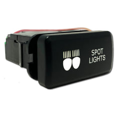 Toyota Push Switch 40x20mm Blank Horizontal - Optional Engraving