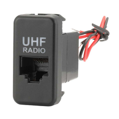 Toyota RJ45 Car Dash UHF/VHF Extender (40x20mm) - Blue LED