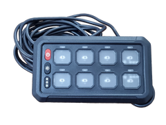 8 Gang Switch Panel - WIRED