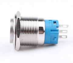 3 Pin Metal Push Button Switch