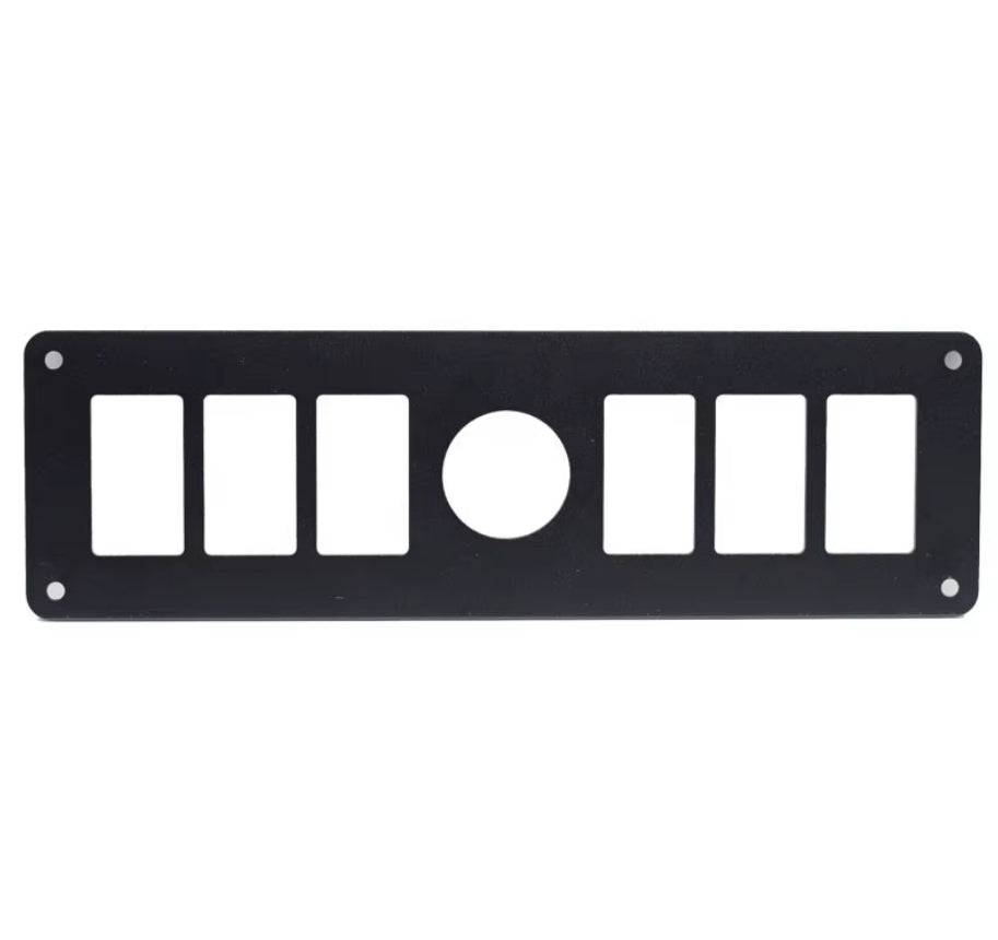 6 Rocker and 1 Round Hole Panel
