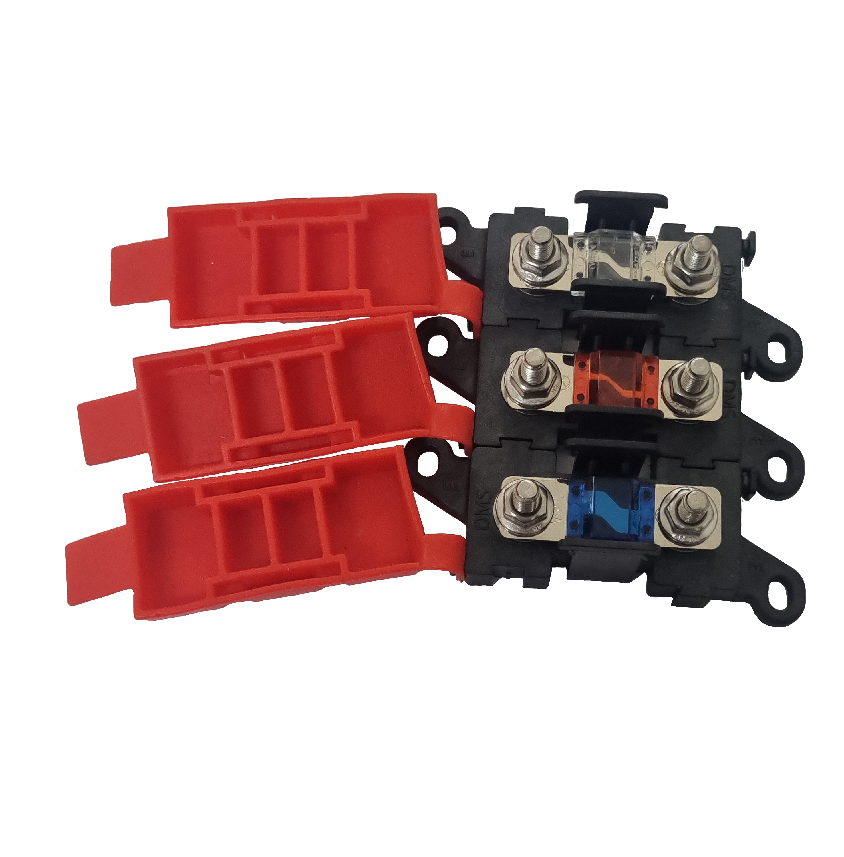 Inline Midi Fuse Holder - Rubber Cover Stackable