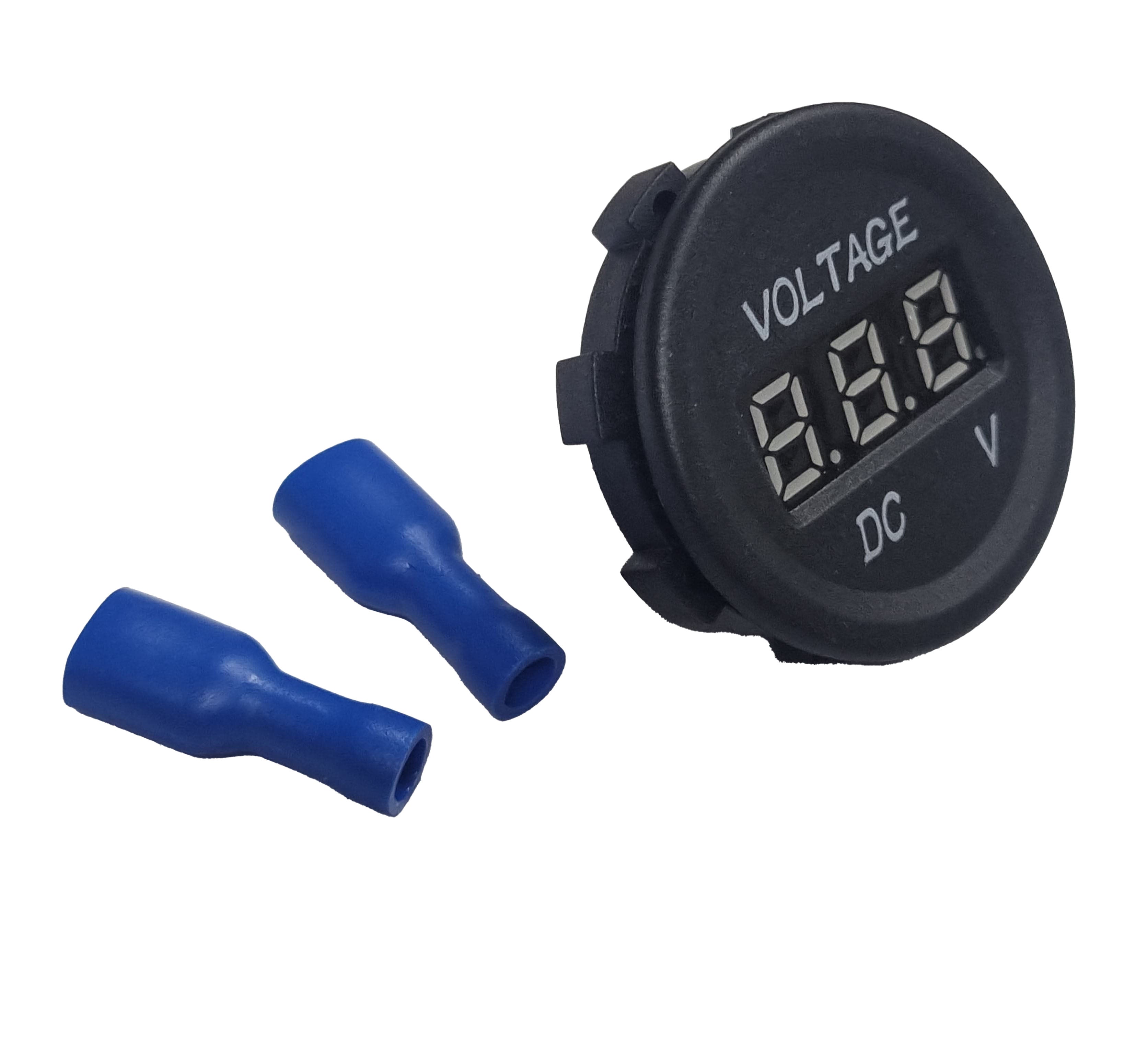 12V 24V Voltmeter - LED Display