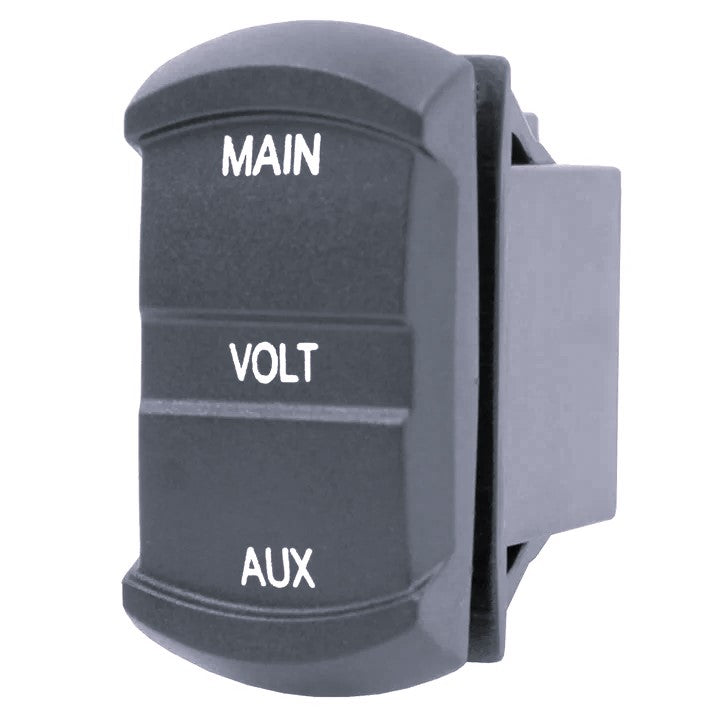 36v Rocker Switch Dual Voltmeter 9V-36V Rocker Switch Size - Blue LED – 12VNation