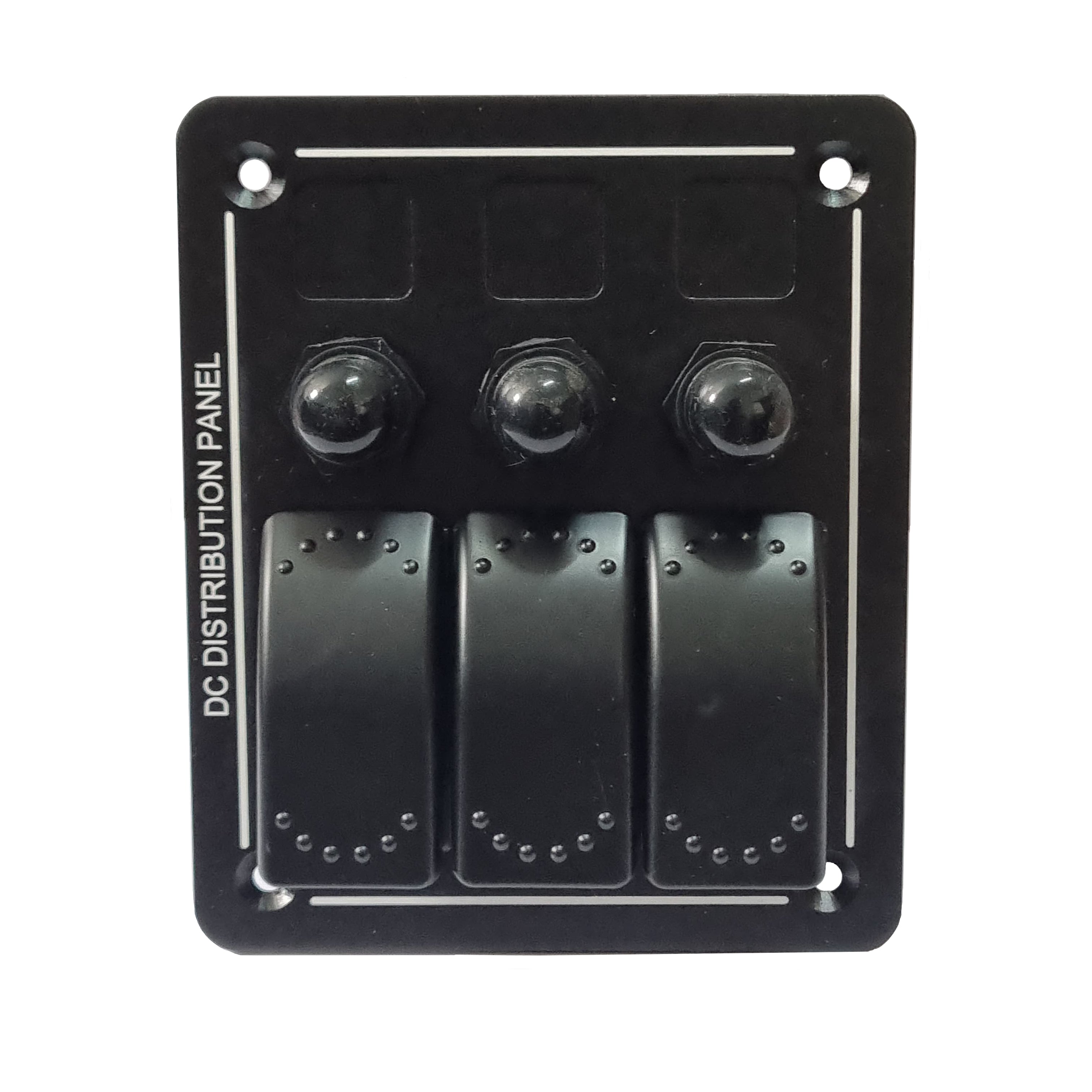 3 Gang Switch Panel with Circuit Breakers