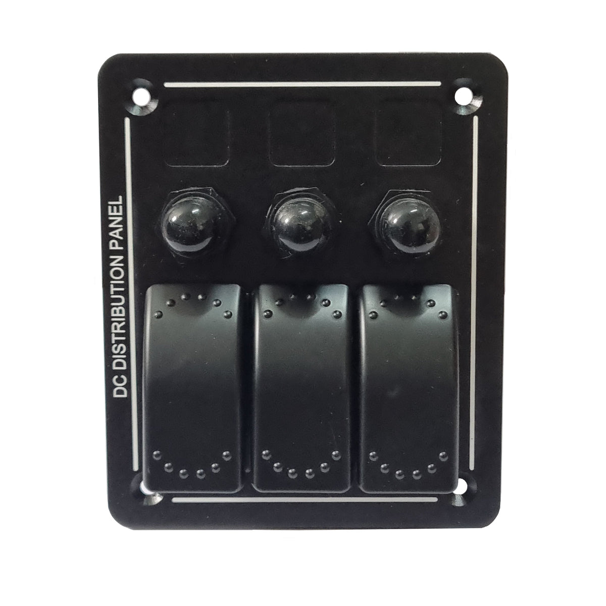 3 Gang Switch Panel with Circuit Breakers