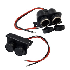 Dual Power Socket Cigarette Lighter Socket Splitter