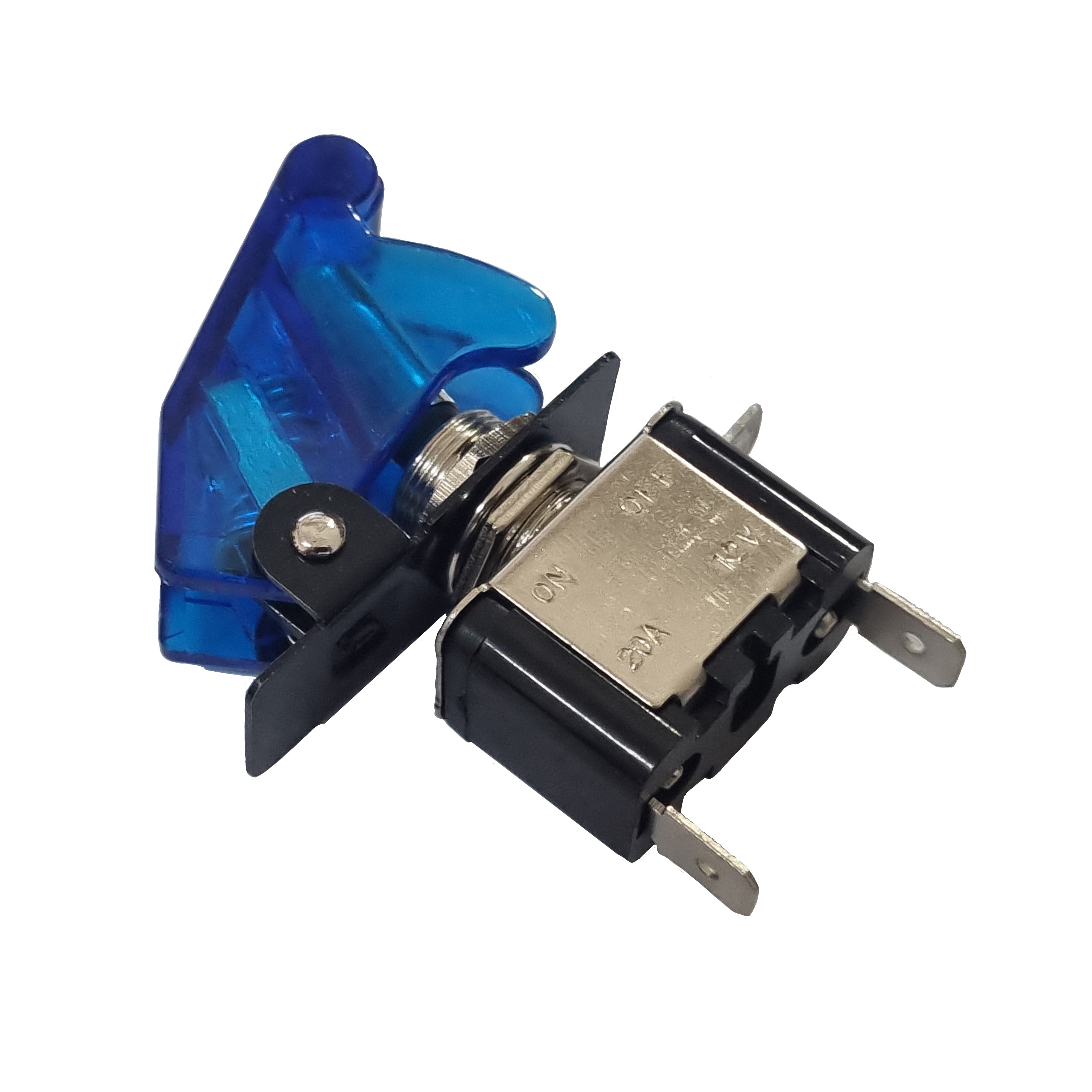 Led Blue Switch Toggle Switch with Safety - Red or Blue LED Indicator – 12VNation