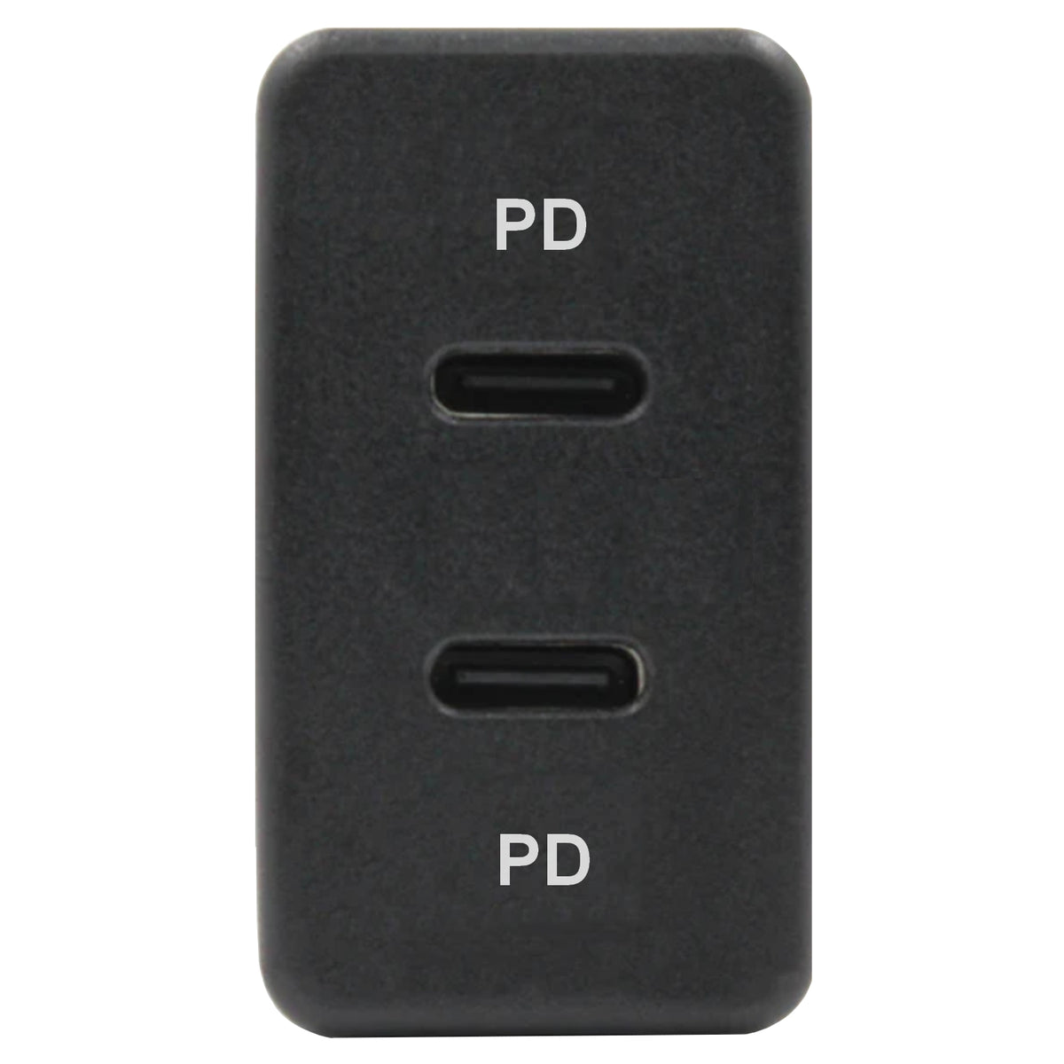 Toyota Vigo Dual Type-C PD USB Charger 40x20mm - Blue LED