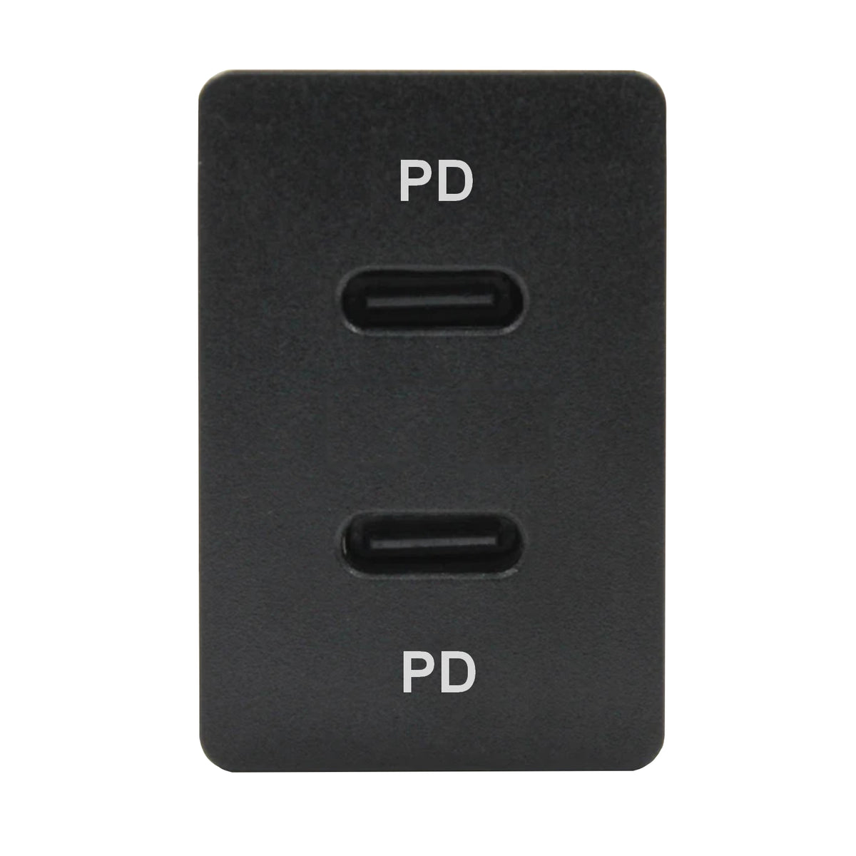 Toyota Revo Dual Type-C PD USB Charger 32x20mm - Blue LED