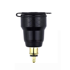 Hella Socket QC3 USB & Type-C Charger With Voltmeter - Blue LED