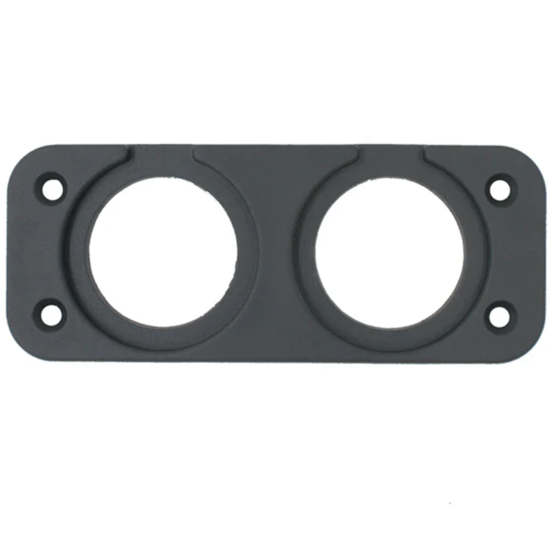 2 Hole Blank Panel - Plastic