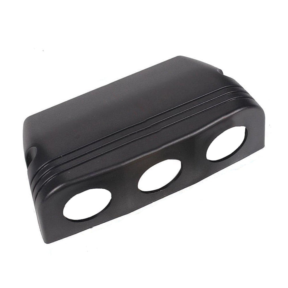 3 Hole Console black plastic