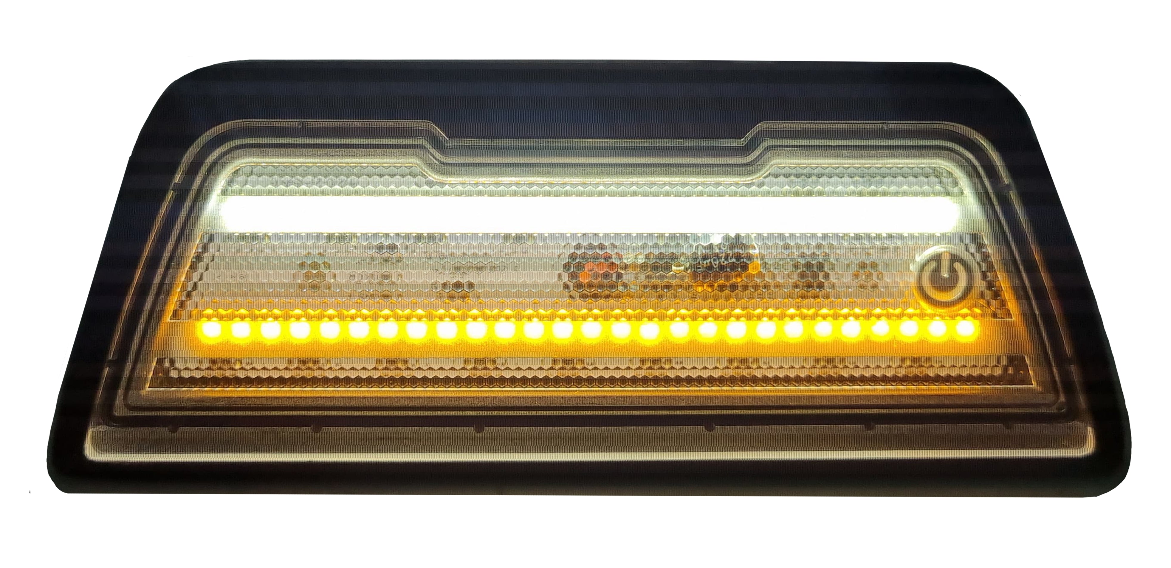 45 Degree LED Angled Work Light White/Amber