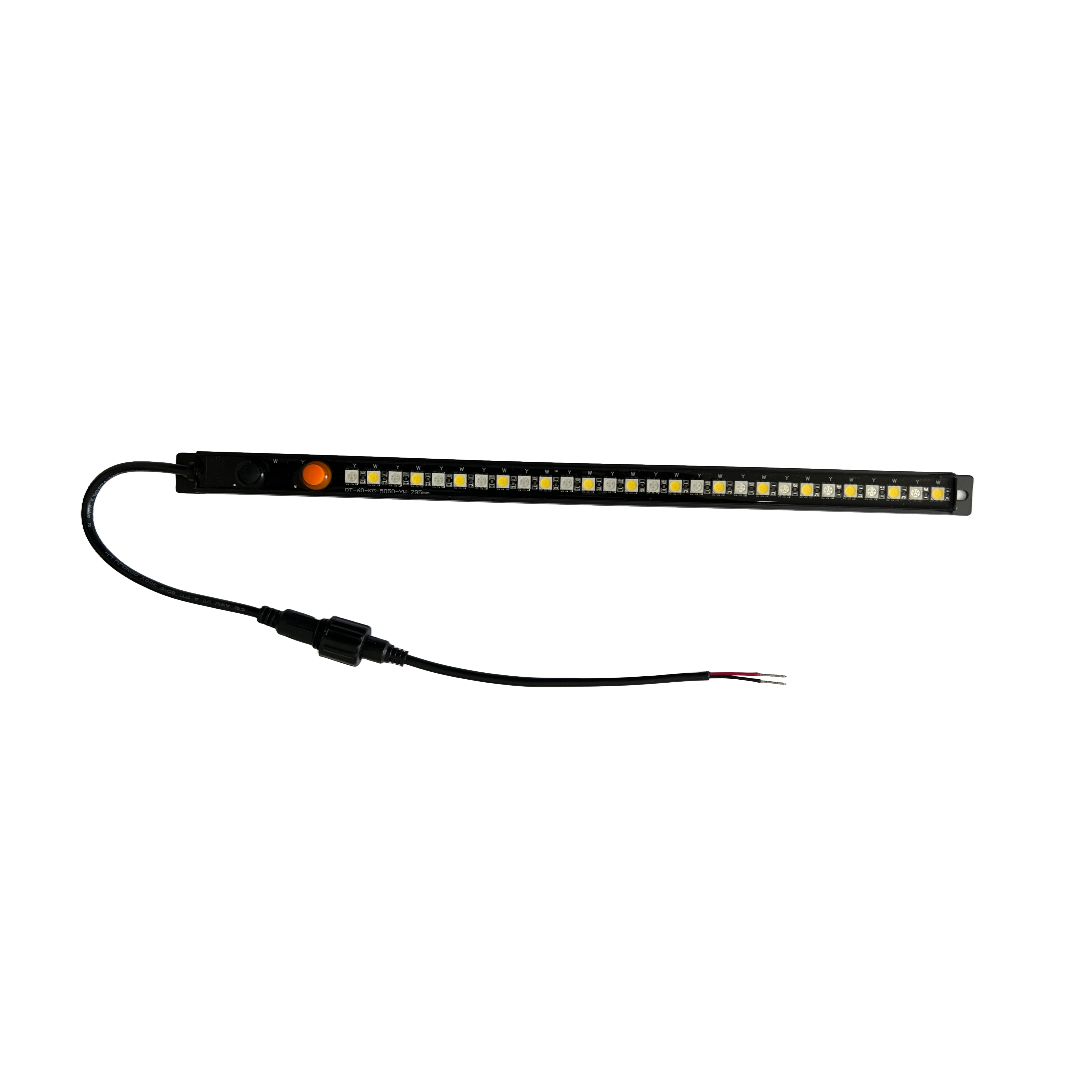 30cm Dual Colour LED Strip Light - White / Amber