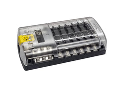 12 Way Blade Fuse Box with Negative Bar - Heavy Duty