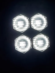 2.8 Inch Square Pod Spot / Flood LED Light - 20 Watt