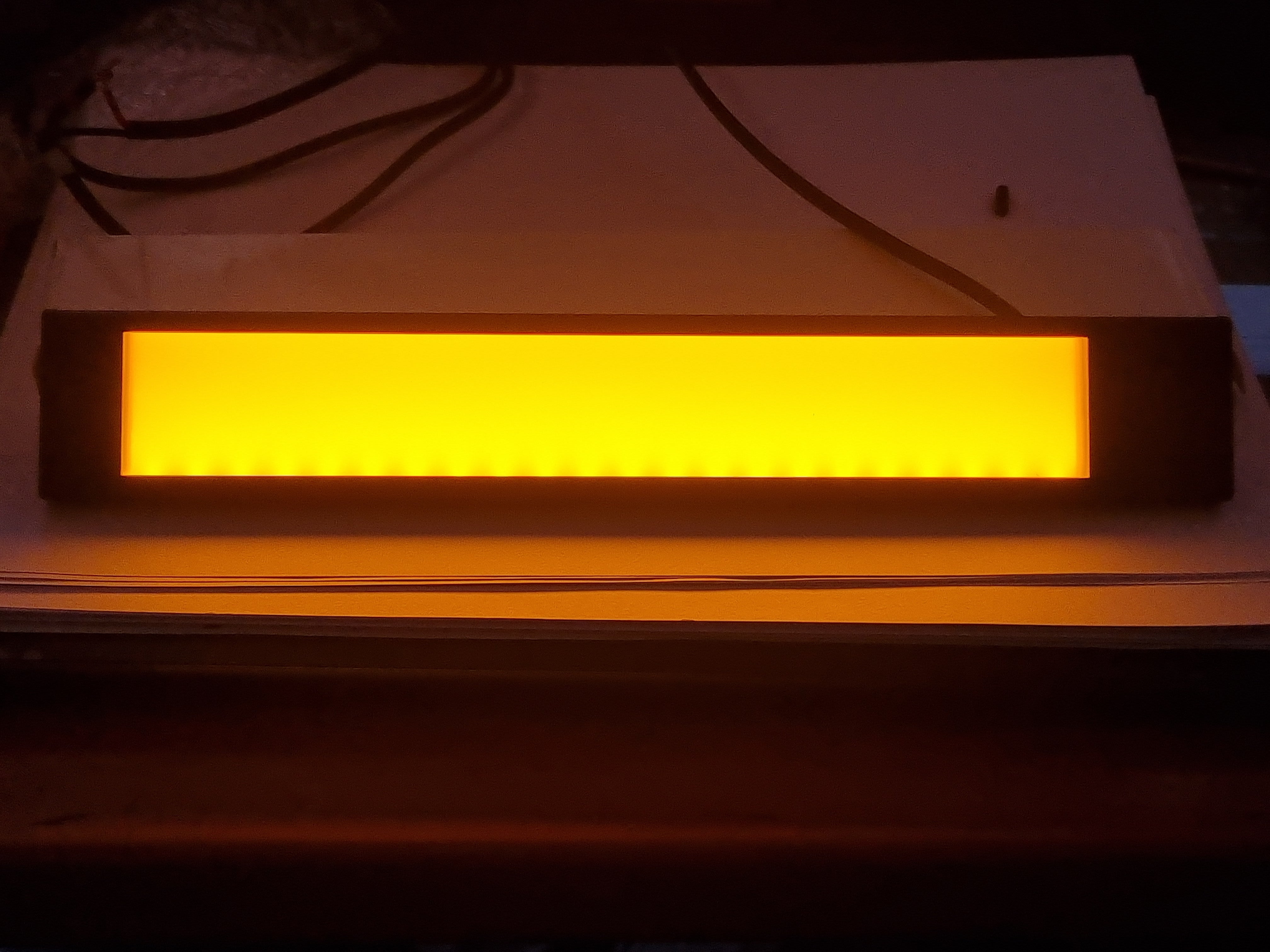 Dual Colour LED Touch Switch Light - White/Amber LED