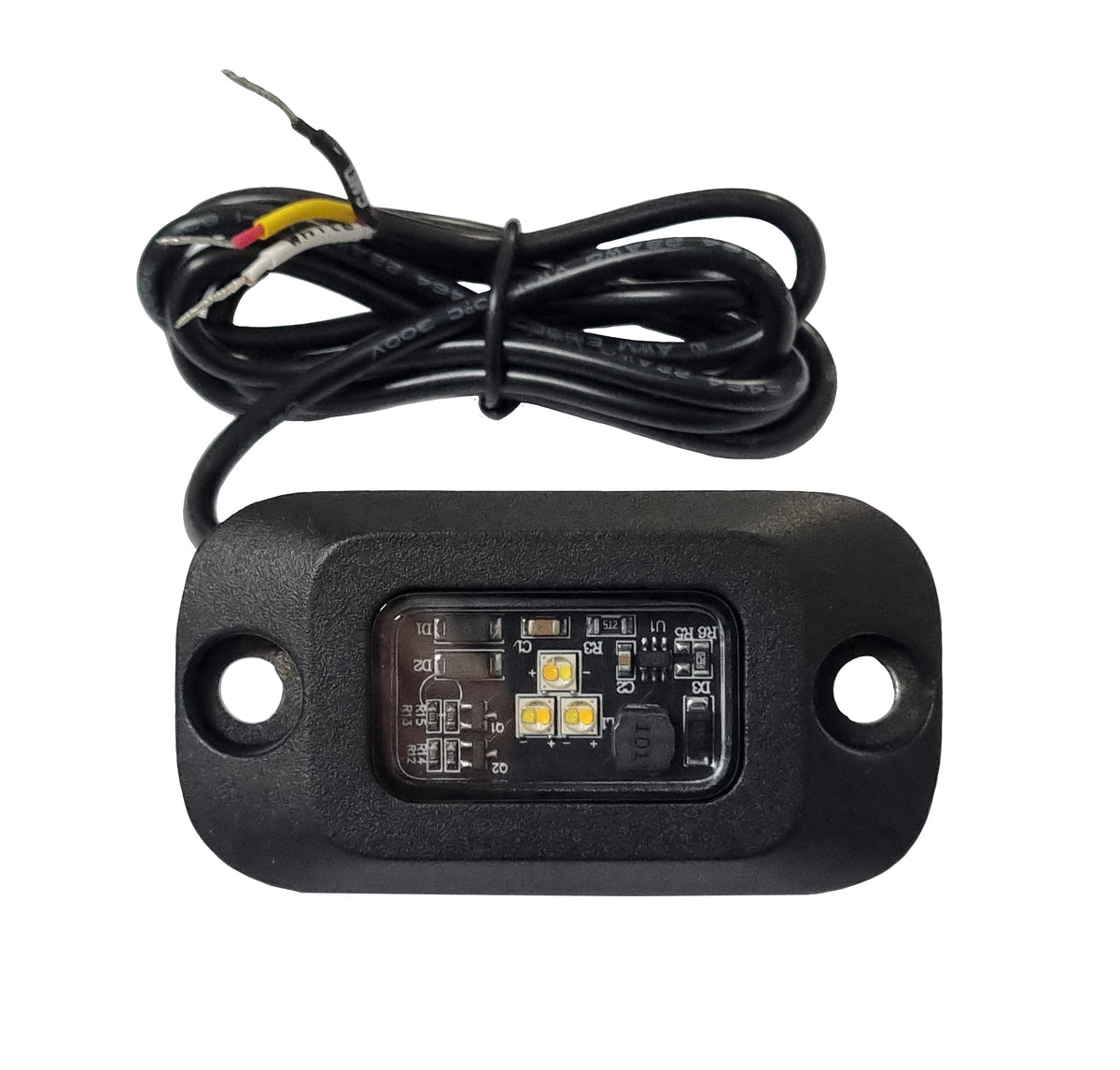 LED Rock Light - White/Amber LED Light