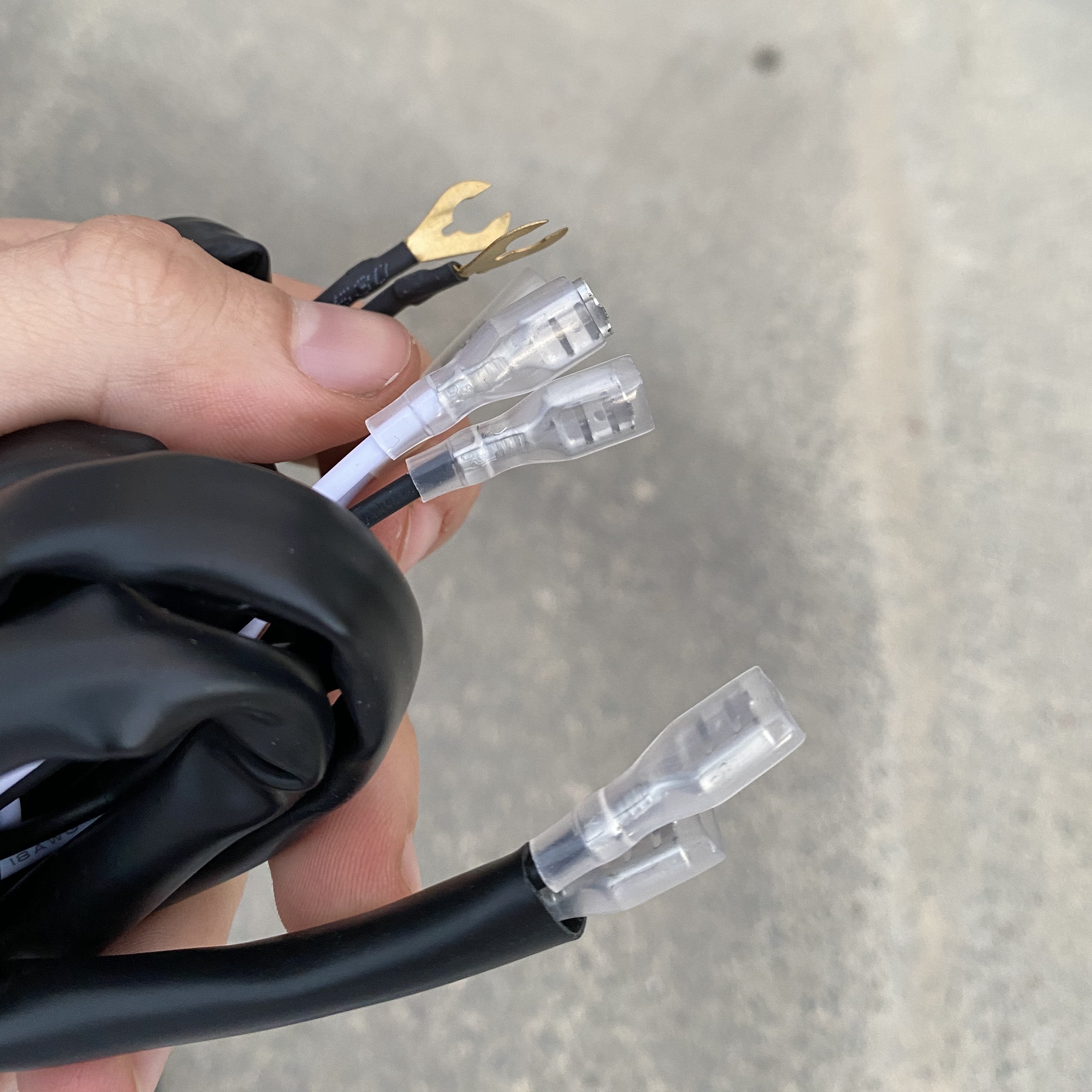 Wiring harness/loom for for push switch - the4x4store.co.za