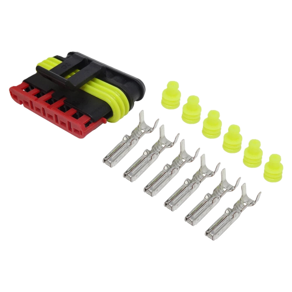 6 Way TE Super Seal Type MALE Connector Plug