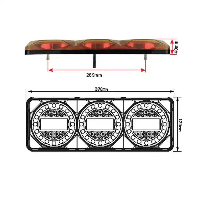 LED Tail Light Set (of 2)