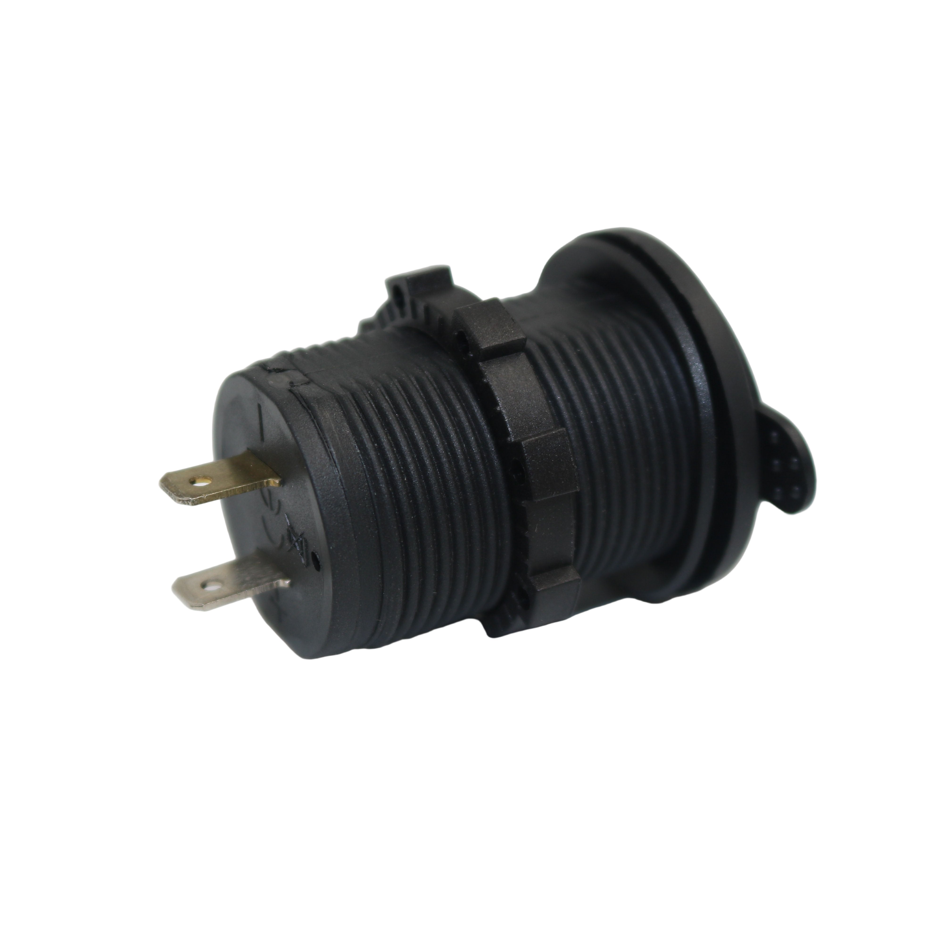 2.1A dual USB socket charger - blue LED - the4x4store.co.za