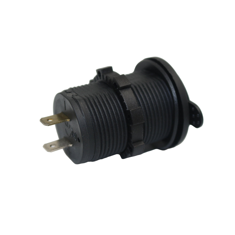 2.1A dual USB socket charger - blue LED - the4x4store.co.za