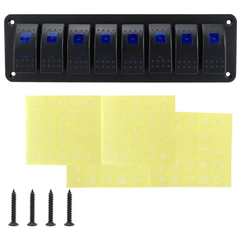 8 Gang Switch Panel