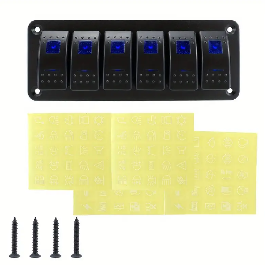 6 Gang Switch Panel
